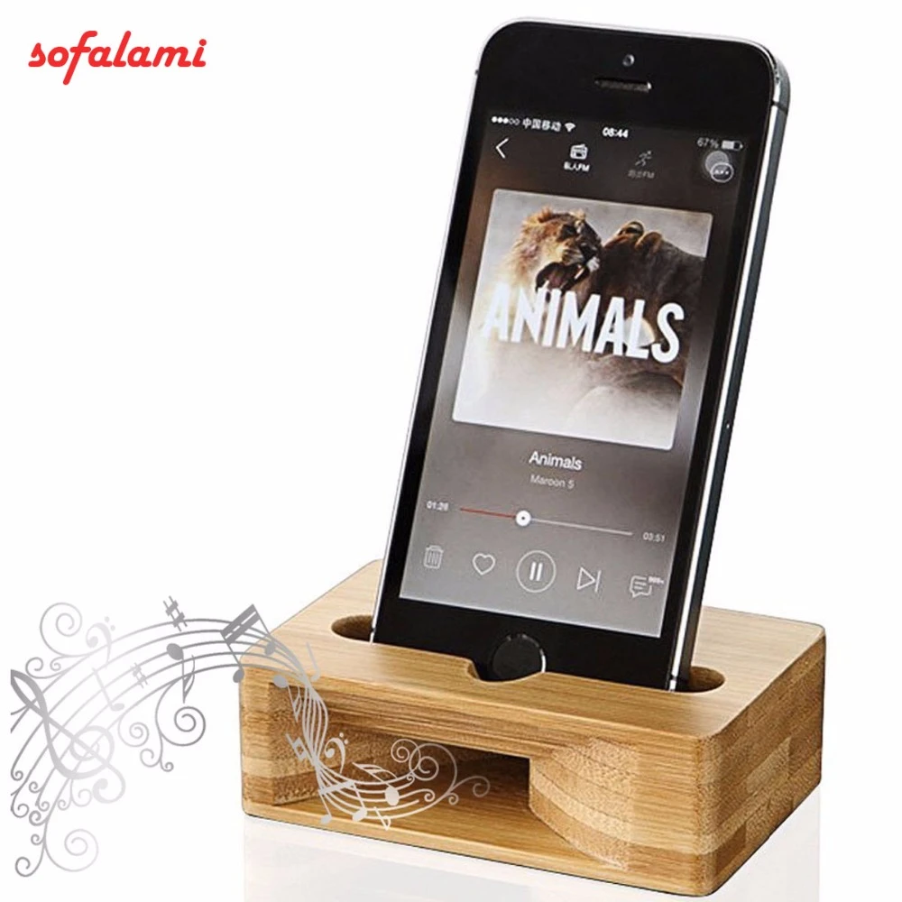 bamboo phone speaker