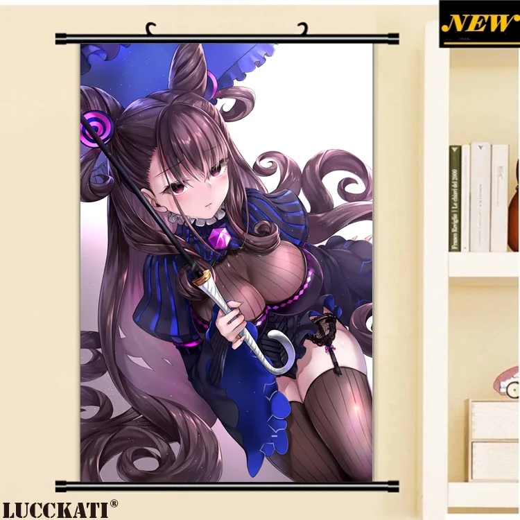 40X60 см Fate grand order Fate/go Fgo Сексуальная лоли каплей мультфильм аниме Настенная картина плакат прокрутки ткань холст живопись 1 - Цвет: D