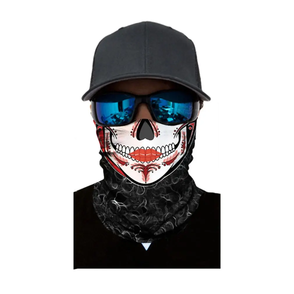 AC561, езды на велосипеде, мотоцикле и головы теплый шарф на шею маска «Череп» Лыжная маска-Балаклава маска-повязка страшное лицо щит на