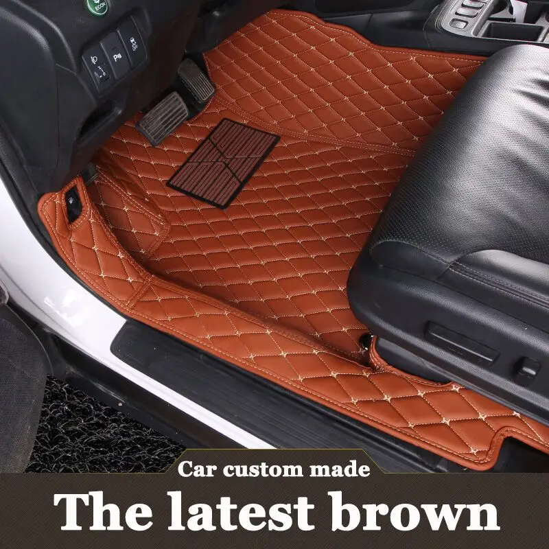 Custom car floor mats made for Hyundai Santa Fe 6D perfect fit anti