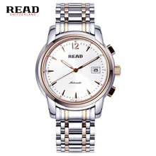 READ Top brand luxury Men s mechanical watches full steel Men s business waterproof watch relogio