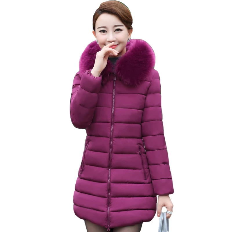 Длинное женское зимнее пальто с капюшоном большого размера 3XL с хлопковой подкладкой casacos de inverno feminino теплая плотная парка женские пальто