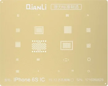 

Qianli IDC 3D BGA Reballing Stencil Kits Set Solder Template Gold Stencil For X 8G 8 plus 7G 7 plus 6 6P 6S 6SP Repair Steel