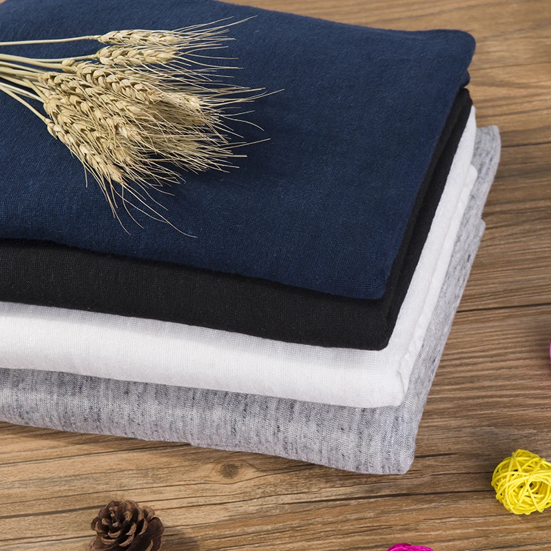 100 Linen Knit Fabric For Sewing Clothing By Half Meters Summer