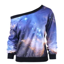 Толстовки для женщин Спортивная косым воротником джемпер 3D печатных свитшот, пуловер, Толстовка блузка модная курточка для спортивного костюма Костюмы