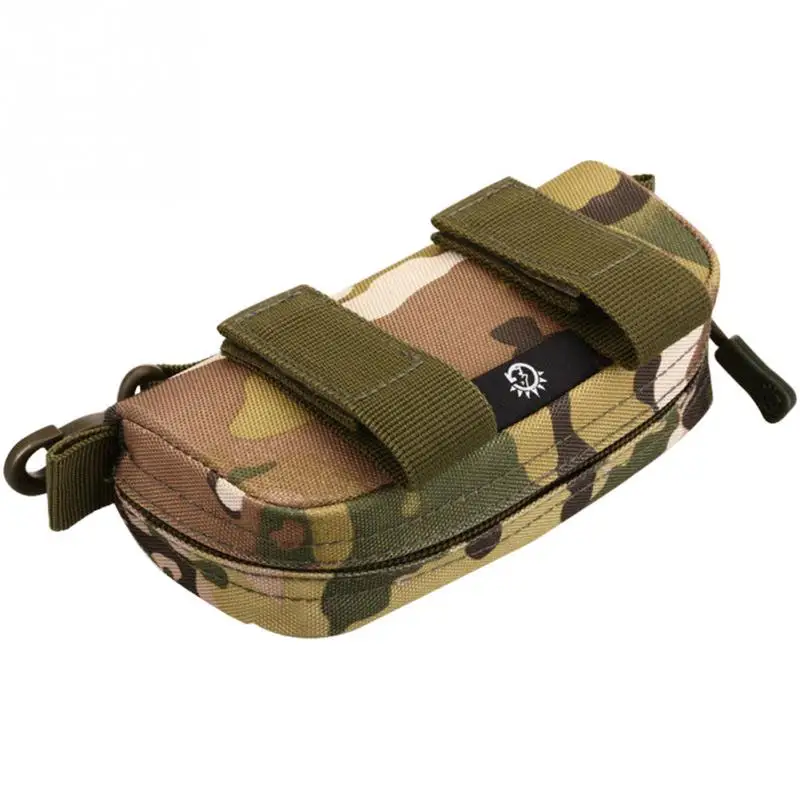 Портативная уличная тактическая сумка для очков Molle камуфляжная Мужская