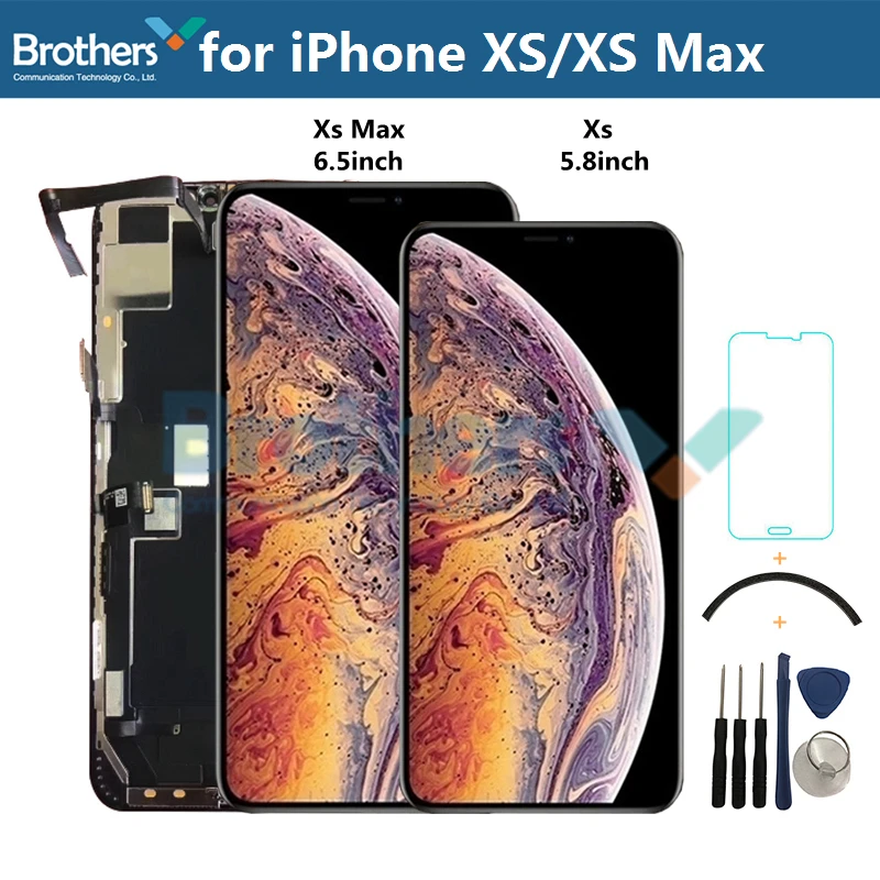 LCD Screen For iPhone Xs Xs Max LCD Display for iPhone Xs Max LCD Assembly AMOLED Touch Screen Digitizer Replacement Part Tested (1)