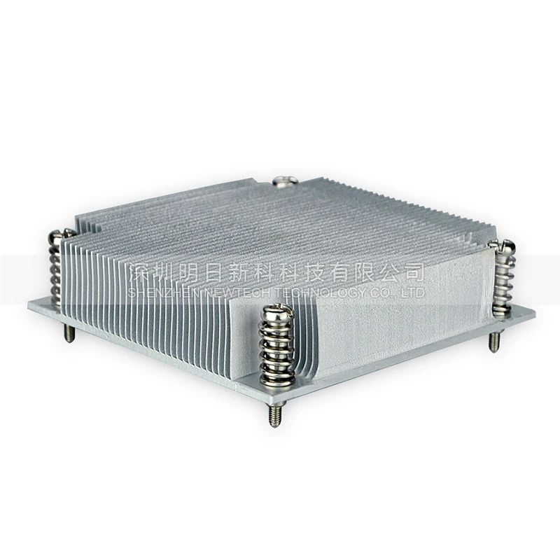 

(100% new) aluminum skiving fin heatsink 1U server cooler radiator for CPU Intel 1150/1155/1156 cooling