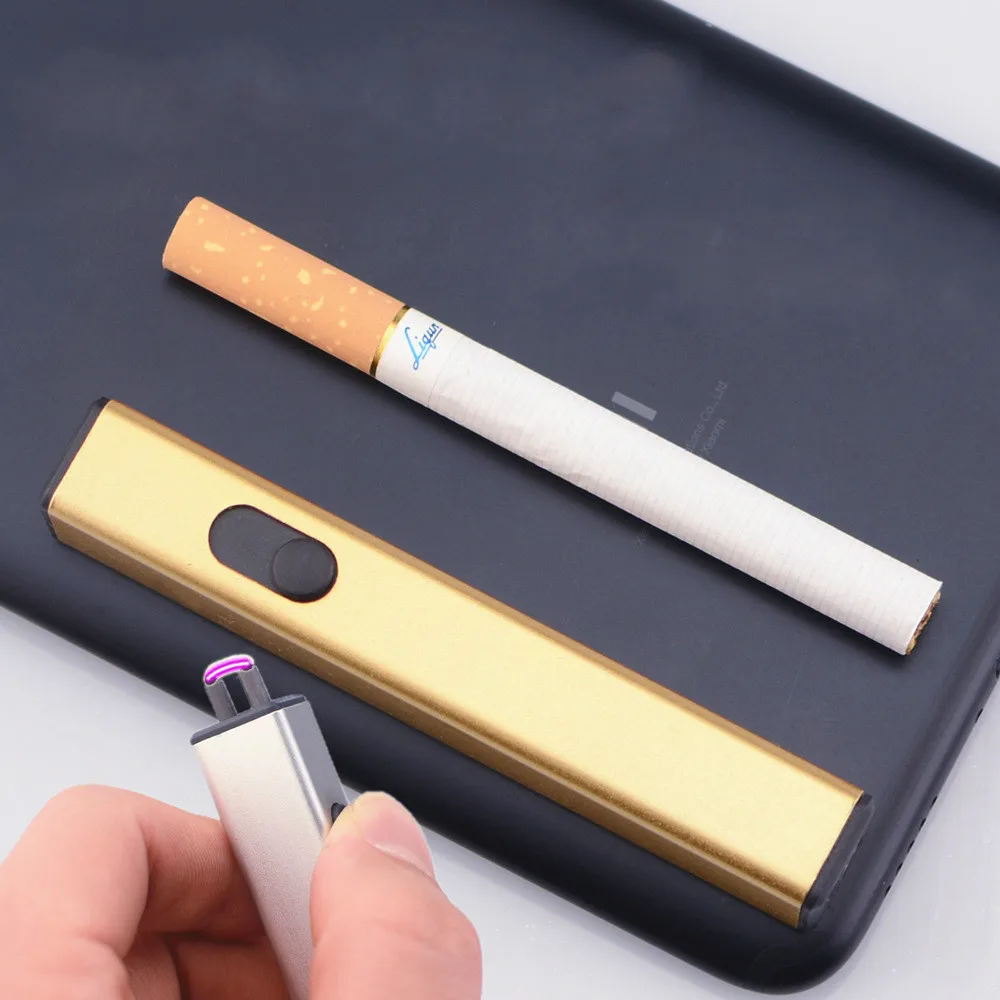 

Newest Lightweight usb charging electric single arc plasma lighter eletronic lighters for smoker cigarettes cigar gifts