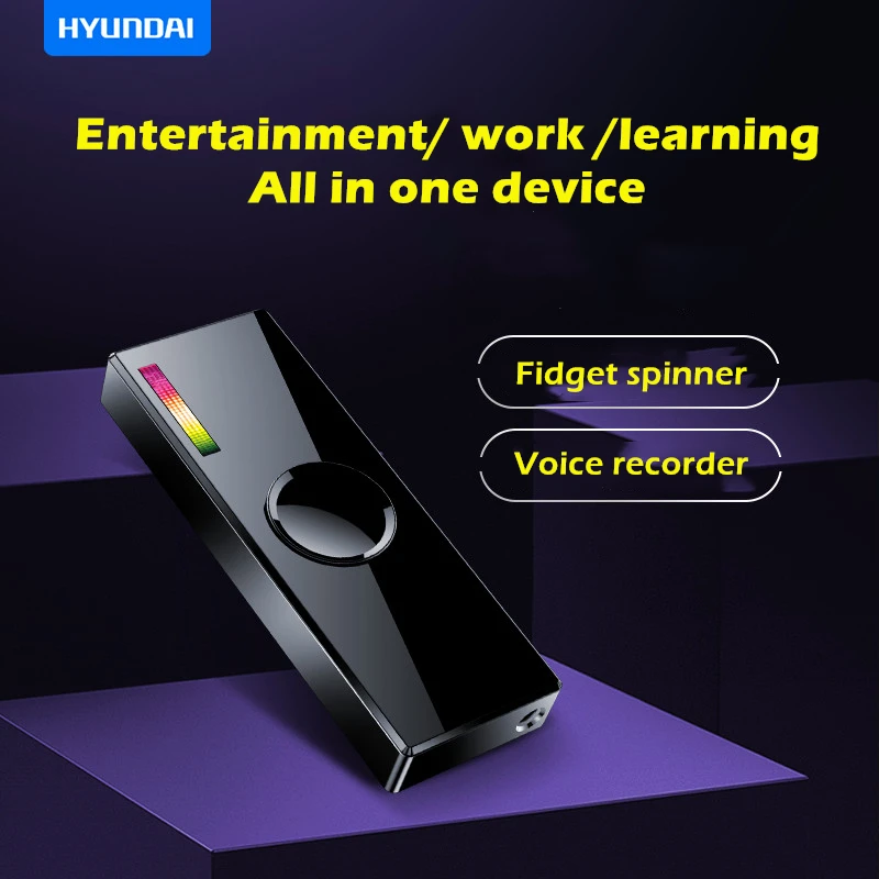 Hyundai E170 Dictaphone fidget spinner metal mini