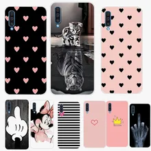 Чехол для Samsung Galaxy A50, модный Мягкий силиконовый чехол из ТПУ с цветами на заднюю панель для Samsung A30 A20 A 50 A505, чехлы для телефонов