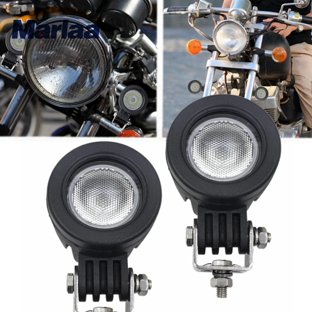 2Pcs 10W Mini LED Work Light 2Inch Round LED Driving Lights Fog Lights