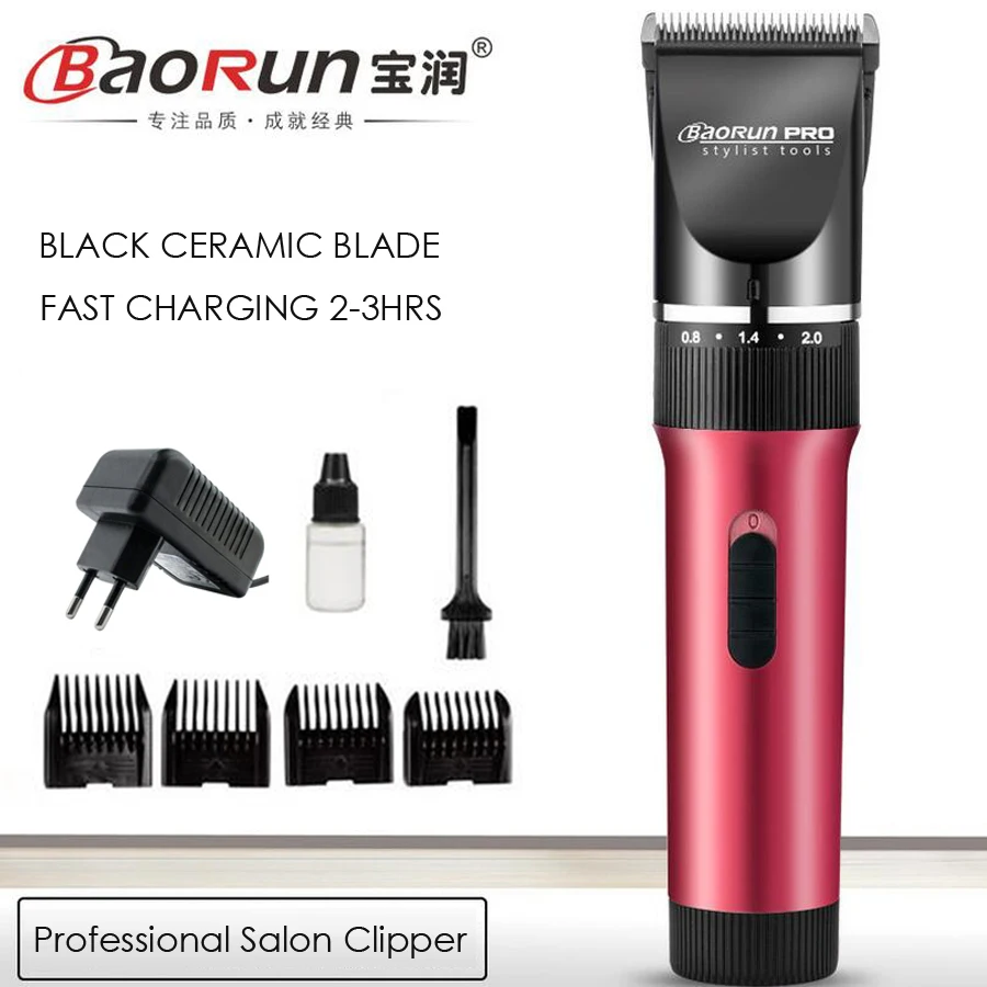 

Professional Clipper Hair Trimmer Beard for Men Electric Cutter Hair Cutting Machine Cordless HairClipper 2000mA Lithium Battery