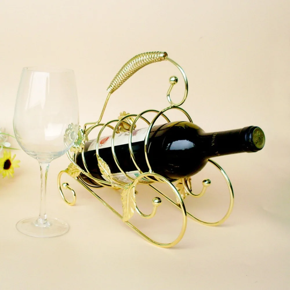 Ретро Металл Wine Lover держатель для хранения красное вино стойки держатели бутылки Свадебная вечеринка Декор украшение подарок Барные Аксессуары