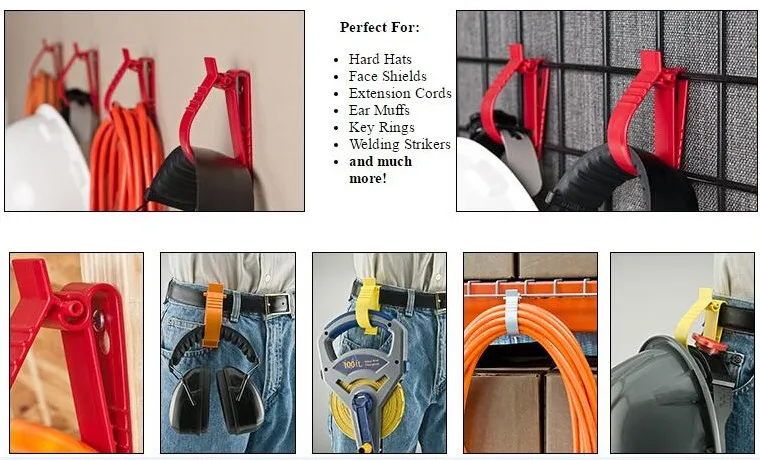 Utility catcher clip Catcher Clip Safety Clips for Helmet, Earmuff