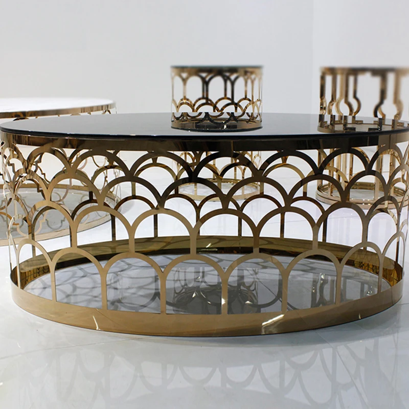 2017 hot sales new design stainless steel tempered glass tea table living round room simple circular creative coffee table 003 2017 hot sales new design stainless steel tempered glass tea table living round room simple circular creative coffee table 003