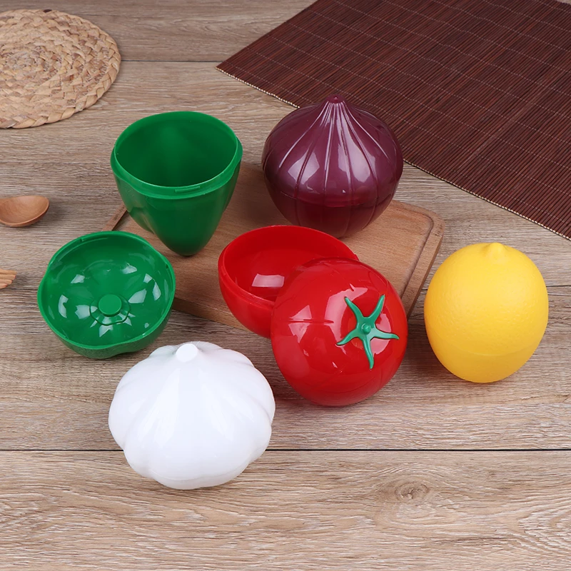 New Kitchen Cute Pattern Container Vegetable Tool Fridge Fresh Food Keeper Case Storage Box Organizer