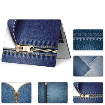 

2020 Denim Print Laptop Case for MacBook Pro Air 13 15 11 inch Replace Cover 3D Print Sleeve for MacBook Retina 12 13 15 inch