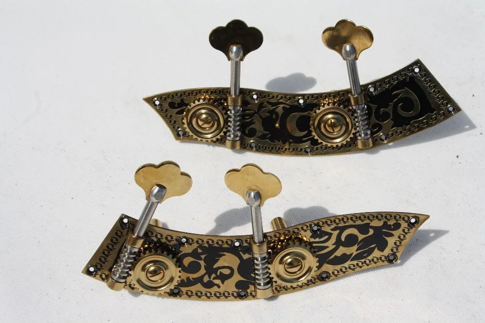 

one set of advanced Double bass duplex winder peg 3/4 or 4/4,one set of NEW double bass Machine heads winder pegs