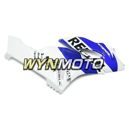 Полный ABS пластмасс Обтекатели для Honda CBR1000RR 2004 2005 обтекателя Наборы мотоциклетные белого и синего цвета вставками