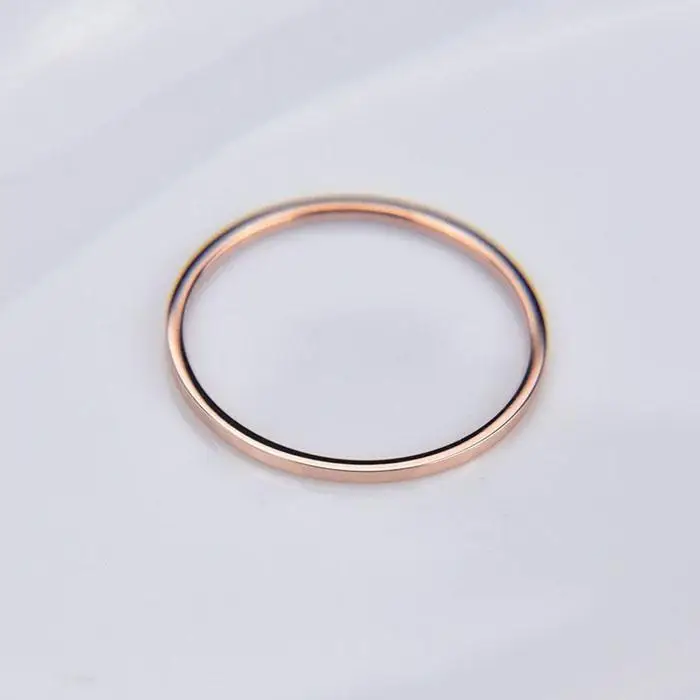 2pcs/set Metal Plated Twist Geometry Ring New Cute Geometry Wedding Rings For Women Jewelry Round Simple Fashion Party Gifts -