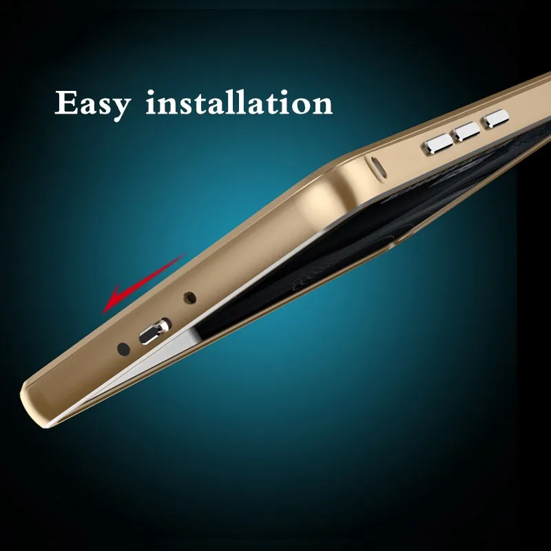 For huawei P9 case tempered glass cover metal bumper (22)