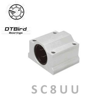 

Free Shipping 4pcs/lot 3D printer SC8UU SCS8UU 8mm Linear Motion Ball Bearing block with LM8UU bush Slide Linear Shaft for CNC