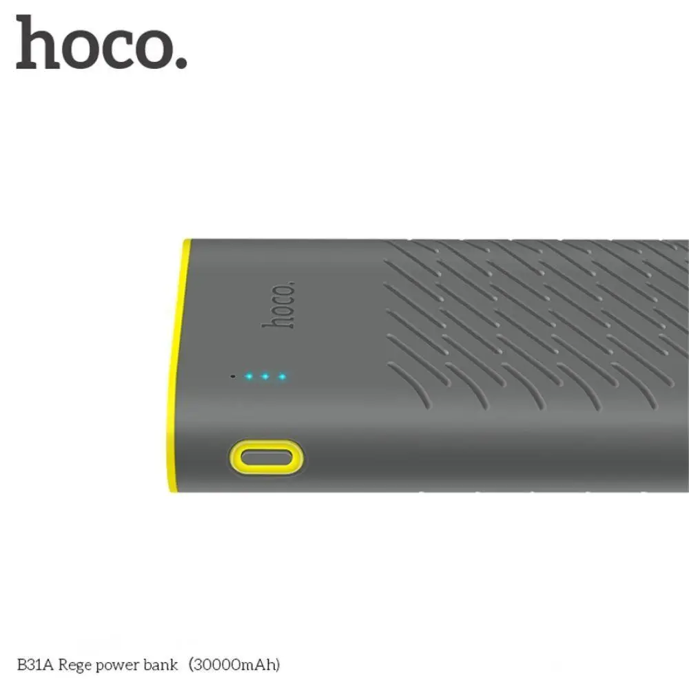 HOCO power Bank 30000 мАч 18650 аккумулятор, внешние аккумуляторы, портативное зарядное устройство для мобильного телефона, power bank, быстрая зарядка для iPhone xiao