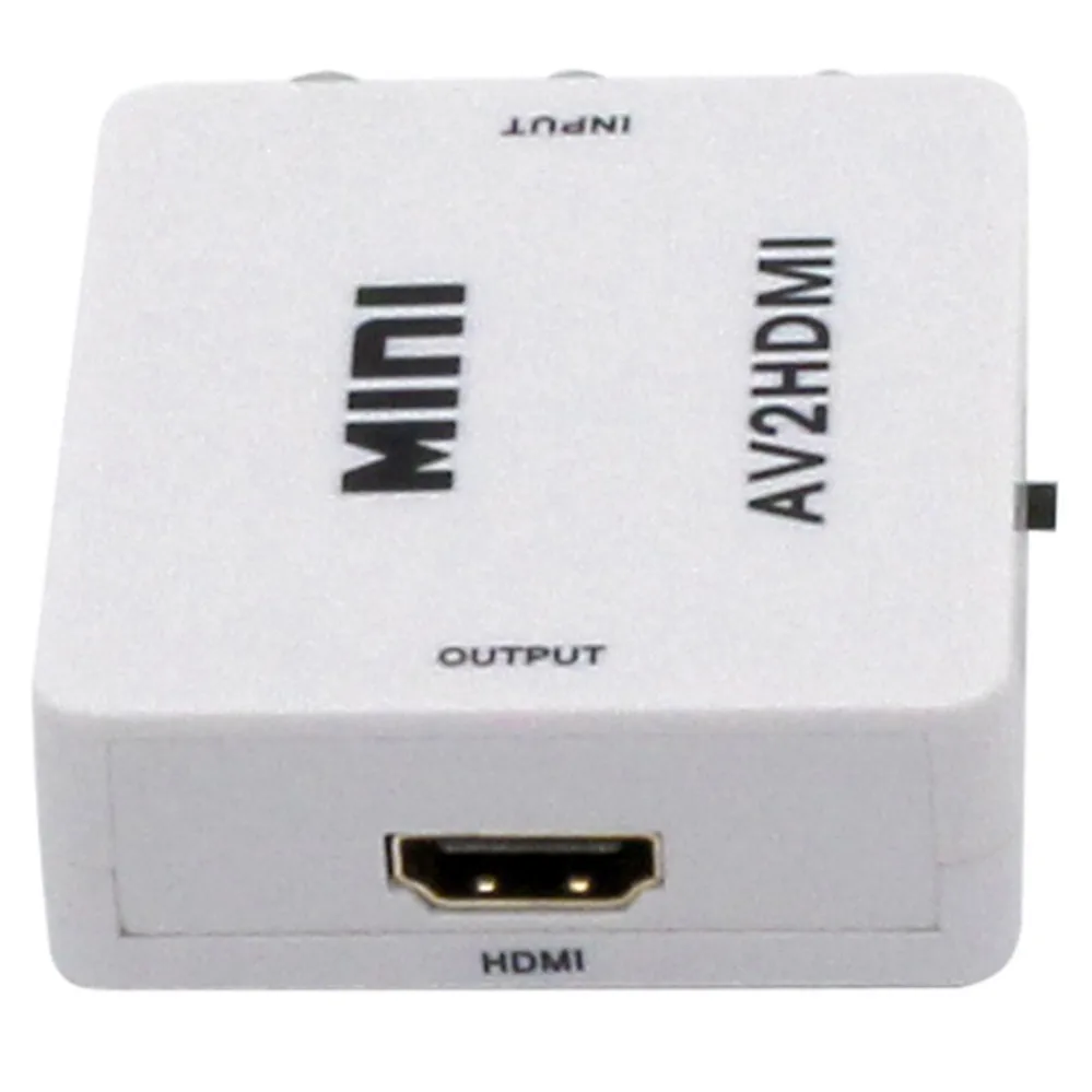 Wholesale Mini Portable RCA AV to HDMI Converter Adapter Mini Composite CVBS to HDMI AV2HDMI Connector Supports 1080P Wholesale Mini Portable RCA AV to HDMI Converter Adapter Mini Composite CVBS to HDMI AV2HDMI Connector Supports 1080P