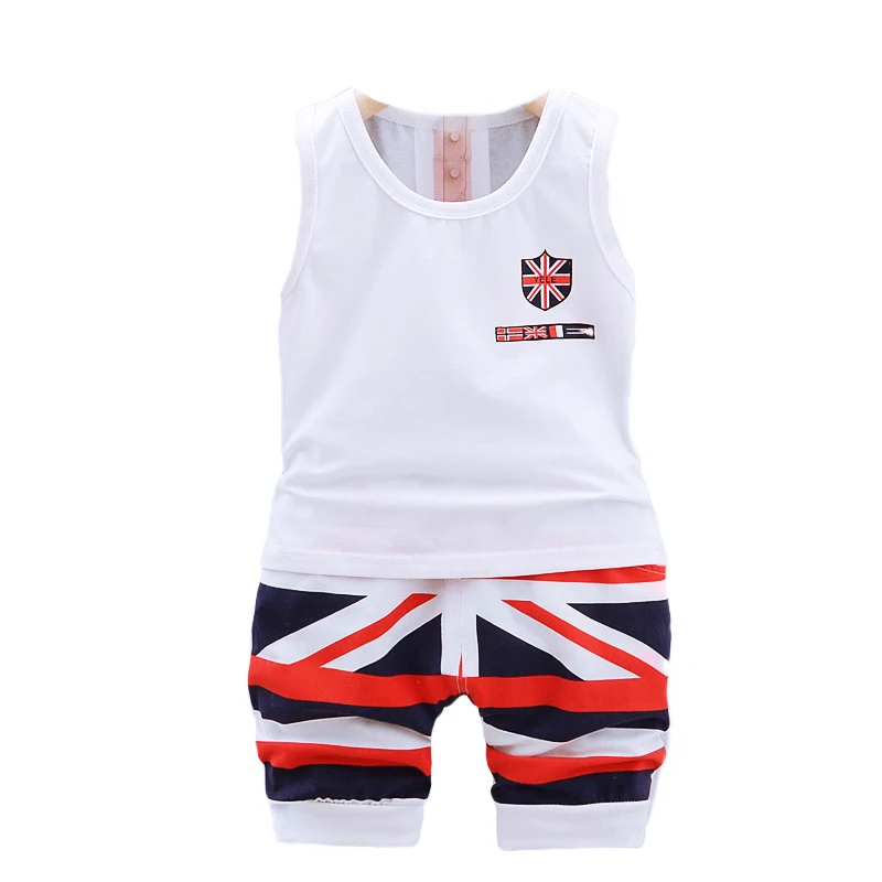 2Piece baby toddler boy shorts short set clothing set vest kids baby