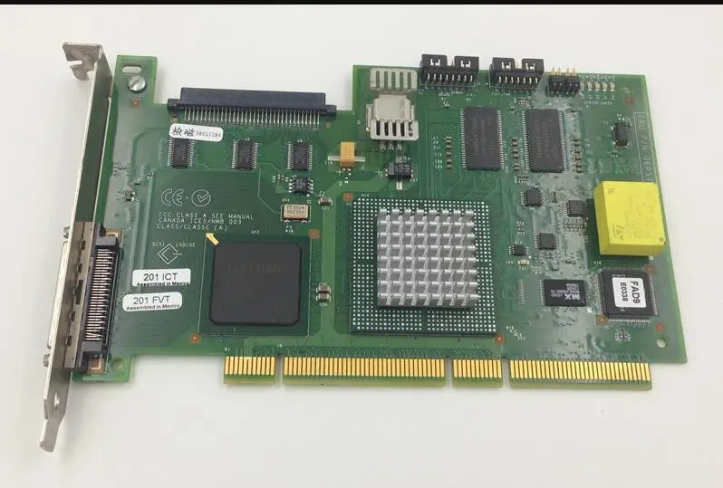 free ship ,4LX 24P2591 06P5741 64BIT PCI U160 SCSI RAID Controller card