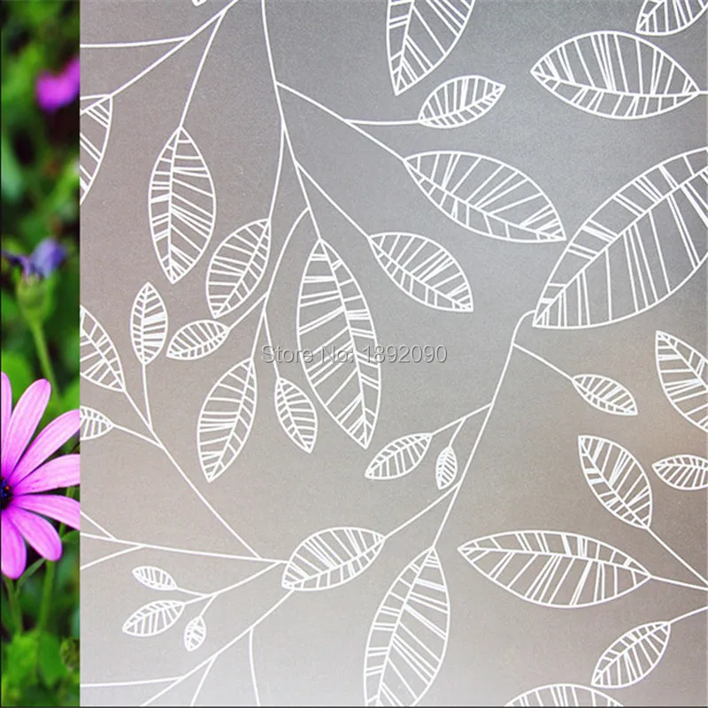 2017 45*200cm Privacy Frosted Window Film Opaque Window Sticker Glass