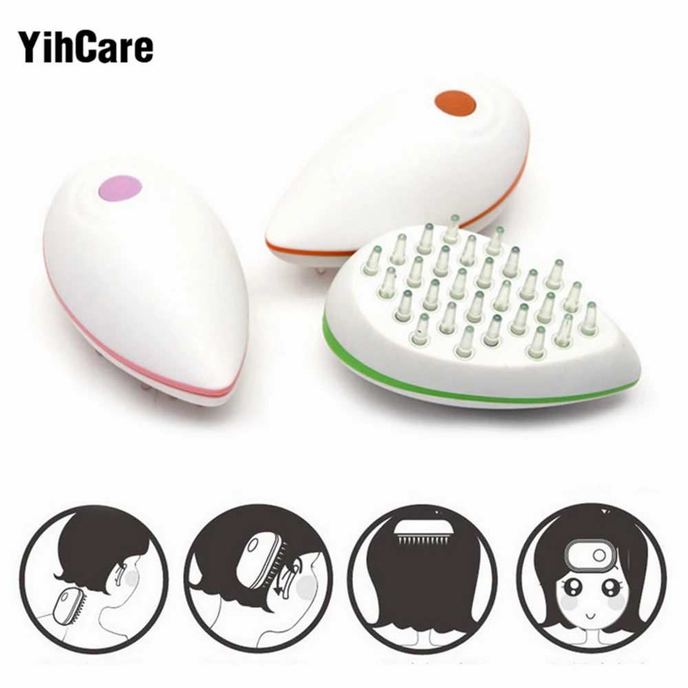 Mini Head Massager Machine Electric Scalp Massage Combo Antistatic