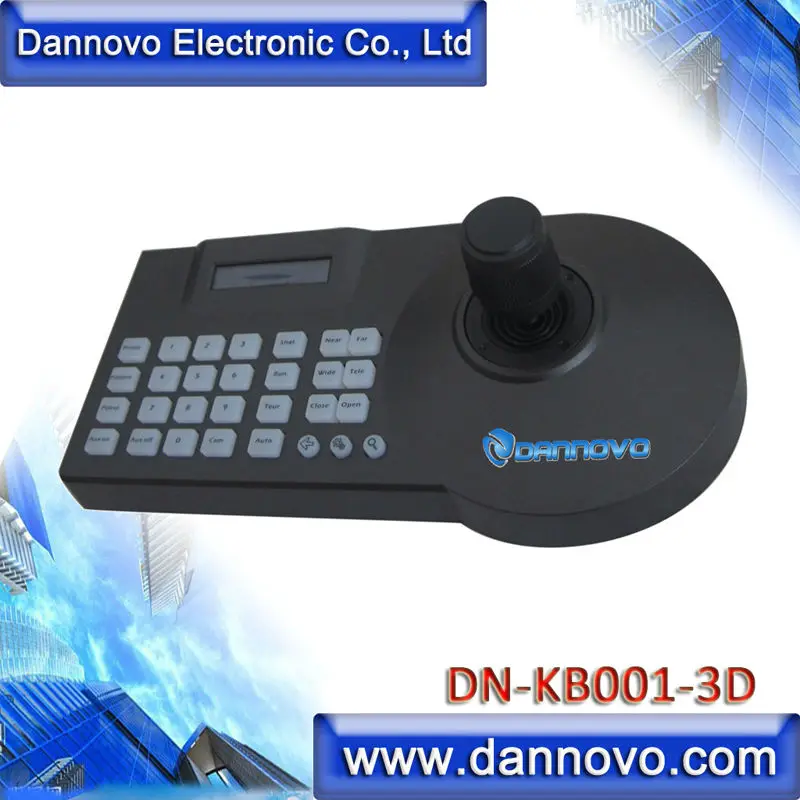 DANNOVO 3D PTZ تحكم لوحة المفاتيح RS485 شاشة الكريستال السائل ل CCTV PTZ سرعة قبة كاميرا فيديو للمؤتمرات ، بيلكو-P/د البروتوكول