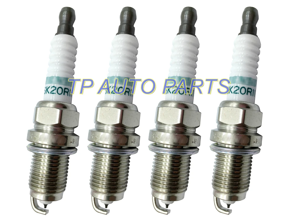 

4 PCS Spark Plug Compatible With Toyo-ta OEM 90919-01210 9091901210