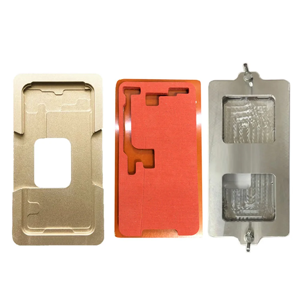 

Iphone X Screen Cover Plate Stents Repair Positioning Mould Pressure Rubber Gasket LCD Lamination Mould Screen Locate Mold