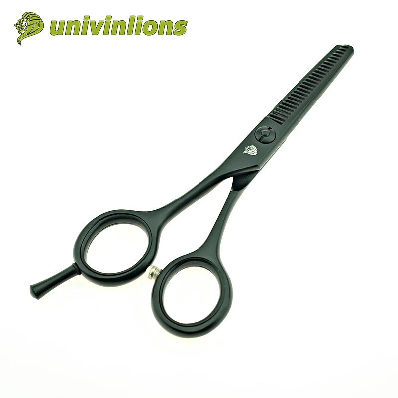 Univinlions 5 дюймов черные 440C ножницы для левшей ножницы для левой руки Парикмахерские ножницы для левшей ножницы для левой стрижки волос