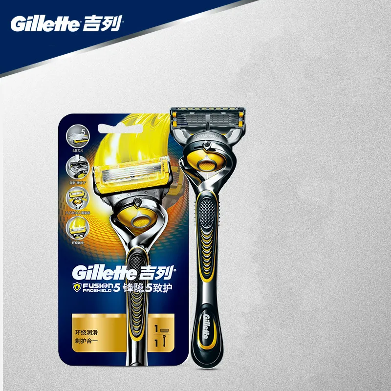 

Original Gillette 5 Layer Blades Fusion ProShield Razor Blades Brand FlexBall Shaver Washable Cartridges New Packaging
