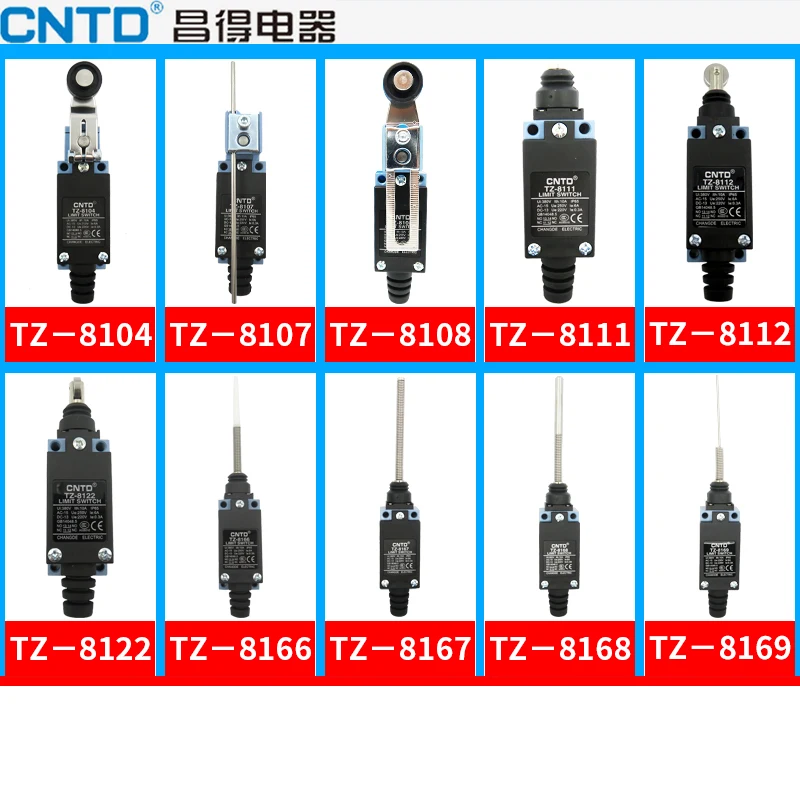 

CNTD Limit switch TZ-8104 TZ-8108 TZ-8104 TZ-8104 TZ-8107 TZ-8112 TZ-8111 TZ-8122 TZ-8166 TZ-8122 TZ-8167 TZ-8168 TZ-8169