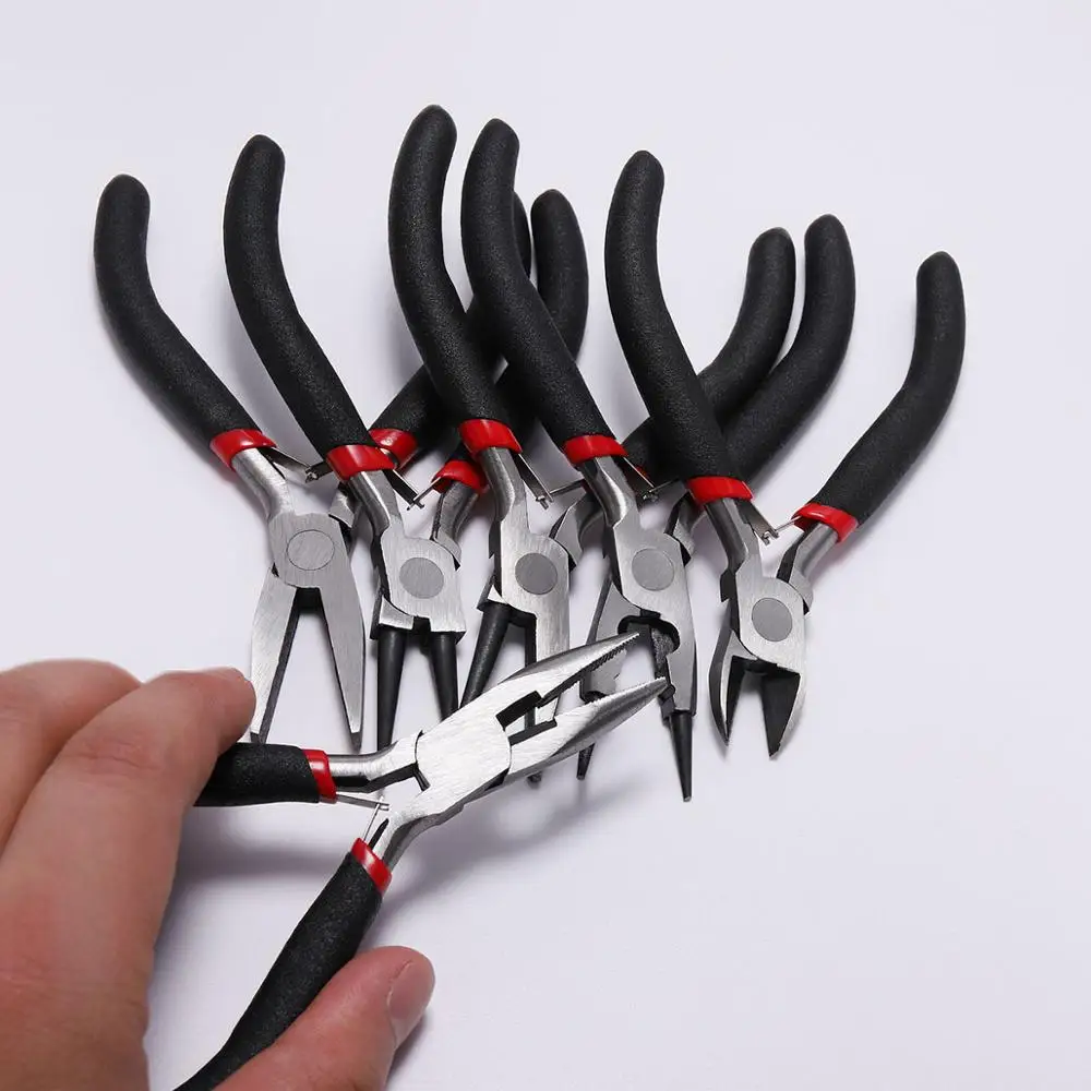 Jewelry Pliers Tools & Equipment Kit Long Needle Round Nose Cutting Wire Pliers For DIY Jewelry Making Tool Accessories