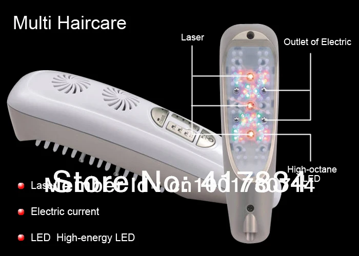 3in1 Laser + LED LIGHT Hair regrowth+ Micro current Hair massage Hair