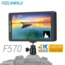 FEELWORLD F570 5,7 дюймов DSLR на камера полевой монитор ips Full HD 1920x1080 4K p35