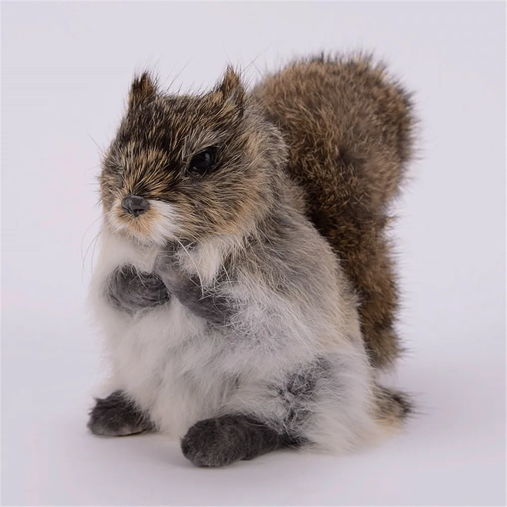 Fancytrader Squirrel Toy Soft Plush Toy Doll Simulation Animal Mini Plush Doll Birthday Gift Stuffed Animais Rabbit Fur Toy15