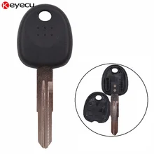 Keyecu Transponder Ignition Key Case for Hyundai Coupe Tucson Elantra Accent Santa Fe Car Key Cover Key Housing Remtoe Key Shell