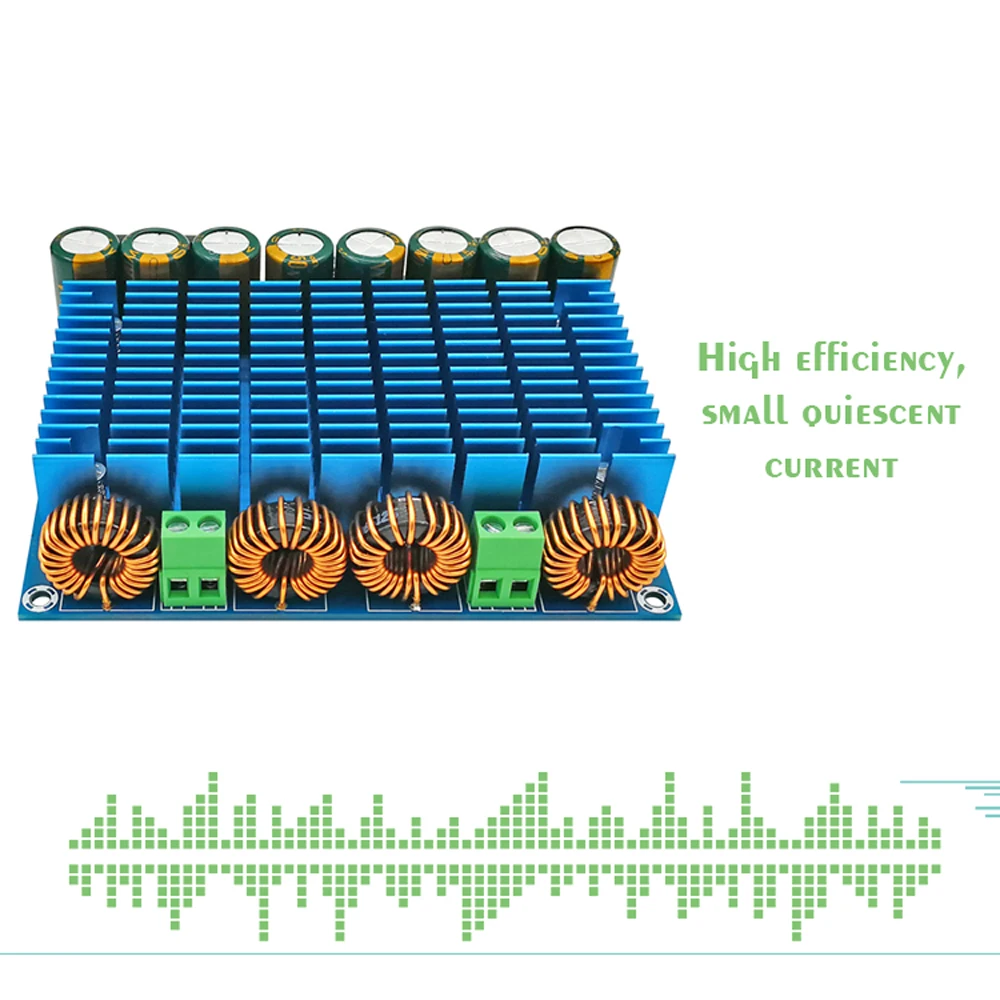 XH-M252 ультра высокие Мощность цифровой модуль AC 24 В стерео TDA8954TH двойной чип 2*420 Вт усилитель доска