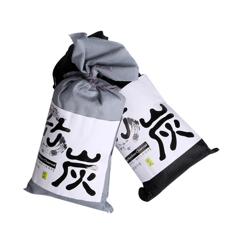 

2pcs 100g Car Japanese Bamboo Charcoal Pack Air Freshener Dehumidification Decor