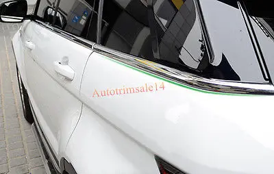 

Steel Full Window Frames Sill Trim For Land Rover Range Rover Evoque 2011-2016