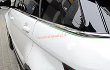 Steel Full Window Frames Sill Trim For Land Rover Range Rover Evoque 2011-2016