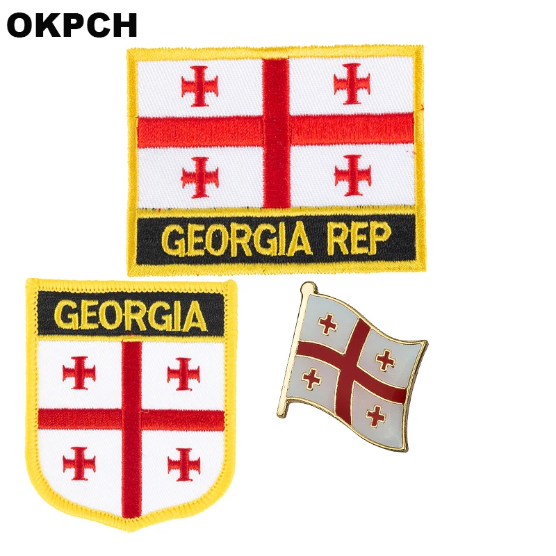 flag patch badge 3pcs a Set Patches for Clothing DIY Decoration