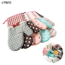 CTREE 1 шт. Прихватки для духовки перчатка для духовки термостойкие варежки кухонная принадлежность, микроволновая печь теплоизолированная духовка Нескользящие Утепленные перчатки C756